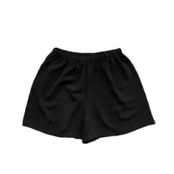 شلوارک نخی ابروبادی کوتاه آبی نفتی سایز 32 تا 62