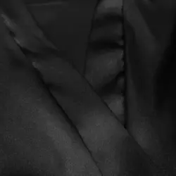 ربدوشامبر عروس ساتن بلند آبی نفتی کلاسیک سایز 32 تا 62