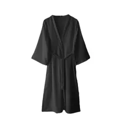 ربدوشامبر عروس ساتن بلند آبی نفتی کلاسیک سایز 32 تا 62