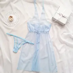 لباس خواب فانتزی گردنی زرد جلو باز  سایز 32 تا 62