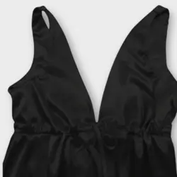 لباس خواب ساتن سفید کاپدار گت دار سایز 32 تا 62