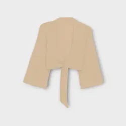 کت کراپ مشکی کرپ سایز 32 تا 62