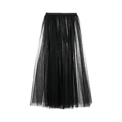 دامن فانتزی توری مشکی سایز 32 تا 62