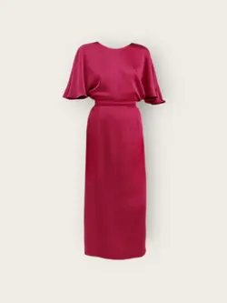 پیراهن مجلسی پروانه ای آبی نفتی سایز 32 تا 62