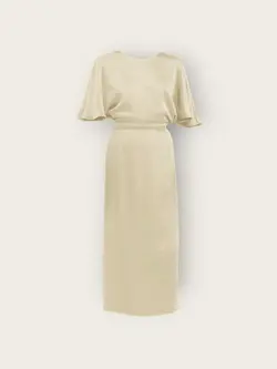 پیراهن مجلسی پروانه ای آبی نفتی سایز 32 تا 62