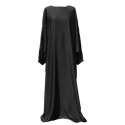 مانتو عبایی خفاشی مشکی کرپ سایز 32 تا 62