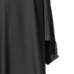 مانتو عبایی خفاشی مشکی کرپ سایز 32 تا 62