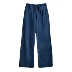 شلوار بگ لی کاغذی کمرکش سایز 32 تا 62