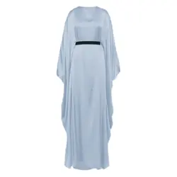 پیراهن زنانه کفتان مجلسی سفید سایز 32 تا 62