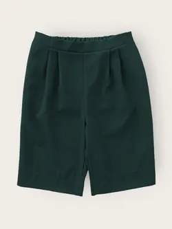 شلوارک زنانه پیله دار پشت کش کرپ مجلسی آبی نفتی سایز 32 تا 62