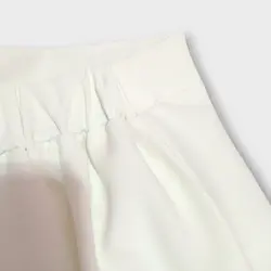 دامن کرپ پشت کش مشکی سایز 32 تا 62