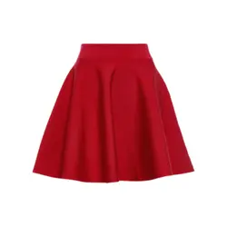 دامن کرپ پشت کش مشکی سایز 32 تا 62