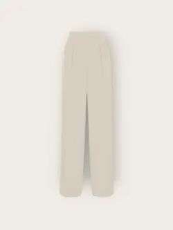 شلوار پیله دار راسته کرپ پشت کش مشکی سایز 32 تا 62 (رنگبندی موجود)