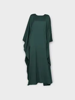 پیراهن کفتان کرپ آبی نفتی سایز 32 تا 62 (رنگبندی موجود)