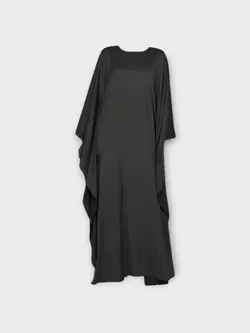 پیراهن کفتان کرپ آبی نفتی سایز 32 تا 62 (رنگبندی موجود)