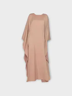 پیراهن کفتان کرپ آبی نفتی سایز 32 تا 62 (رنگبندی موجود)