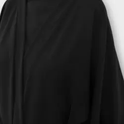 ست مانتو عبایی کیمونو بلند جلوباز و پیراهن زیر مانتویی نخی ابروبادی آبی نفتی سایز 32 تا 62 (رنگبندی موجود)