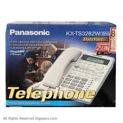 تلفن دست دوم دو خط پاناسونیک مدل KX-TS3282