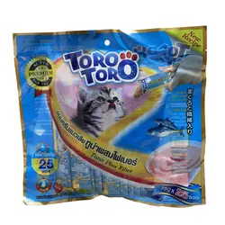 بستنی گربه توروتورو مدل tuna plus fiber مجموعه 25 عددی
