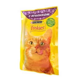 غذای پوچ گربه فریسکیز مدل beef وزن 85 گرم