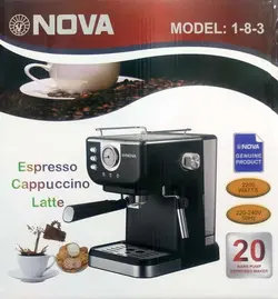 اسپرسو ساز نوا مدل 183 رنگ سفید و مشکی