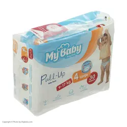 پوشک مای بیبی پول آپ سایز 4 بسته 30 عددی