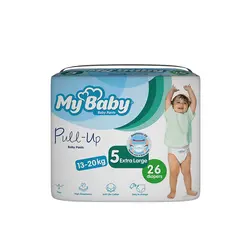 پوشک مای بیبی پول آپ سایز 5 بسته 26 عددی