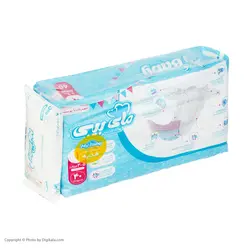 پوشک مای بیبی آبی سری مهربان با پوست سایز 1 بسته 40 عددی به همراه دستمال مرطوب