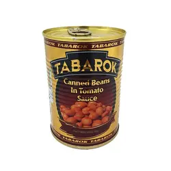 کنسرو لوبیا چیتی با سس گوجه فرنگی تبرک - 380 گرم بسته 2 عددی