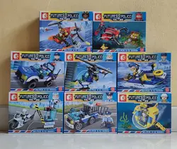 لگو سمبو بلاک «پلیس آینده و قایق موتوری»