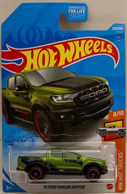 ماشین فلزی هات ویلز ماشین 19 فورد رنجر رپتور