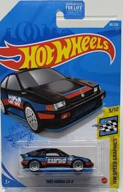 ماشین فلزی هات ویلز ماشین 1985 هوندا CRX