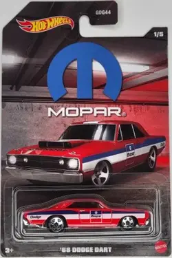 ماشین فلزی هات ویلز «ست 5تایی GDG44 Mopar Series»