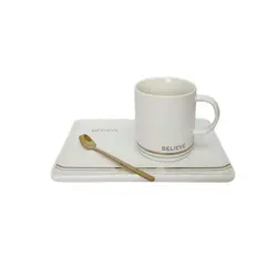 ماگ سرامیکی سینی دار