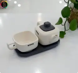 قوری و فنجان تکنفره 1120 کائولین