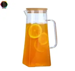 قوری کف مربع درب چوبی کد 109