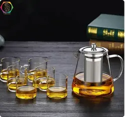 سرویس قوری و فنجان 4عددی پیرکس