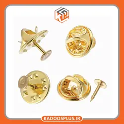 بج سینه بیمه ایران طلایی با حکاکی مات و براق