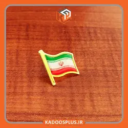 بج سینه پرچم ایران با رویه پلی استر