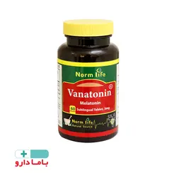 قرص زیر زبانی واناتونین ملاتونین 3 میلی گرم نورم لایف