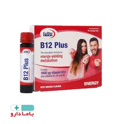 ویال خوراکی ویتامین B12 پلاس یوروویتال 6 عدد