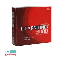 ویال خوراکی ال کارنیتین 3000 بی اس کی 10 عدد