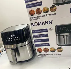 سرخ کن بومان مدل AF 7305 SB ا Bomann diet fryer, 7 liter, model AF 7305 SB