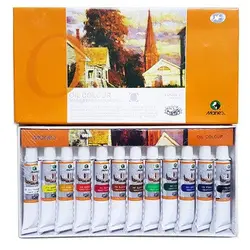 رنگ روغن ۱۲ تایی ماریس