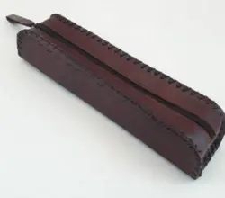 جا قلم خوشنویسی چرمی