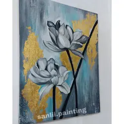 تابلو نقاشی گل