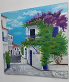 تابلو نقاشی منظره سایز ۴۰*۴۰