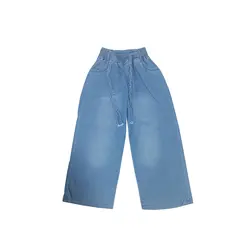 شلوار جین جدید بگ |بچه گانه دخترانه شیک جنس تضمینی کد 1029 - فروشگاه اینترنتی لباس سنتر | lebascenter