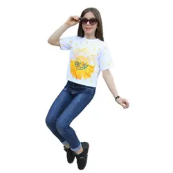 کراپ جدید بچگانه | شیک دخترانه جنس تضمینی کد 1081 - فروشگاه اینترنتی لباس سنتر | lebascenter