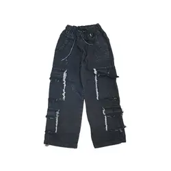 شلوار کارگو جین بچگانه|جدید پسرانه و دخترانه جنس تضمینی کد 1140 - فروشگاه اینترنتی لباس سنتر | lebascenter